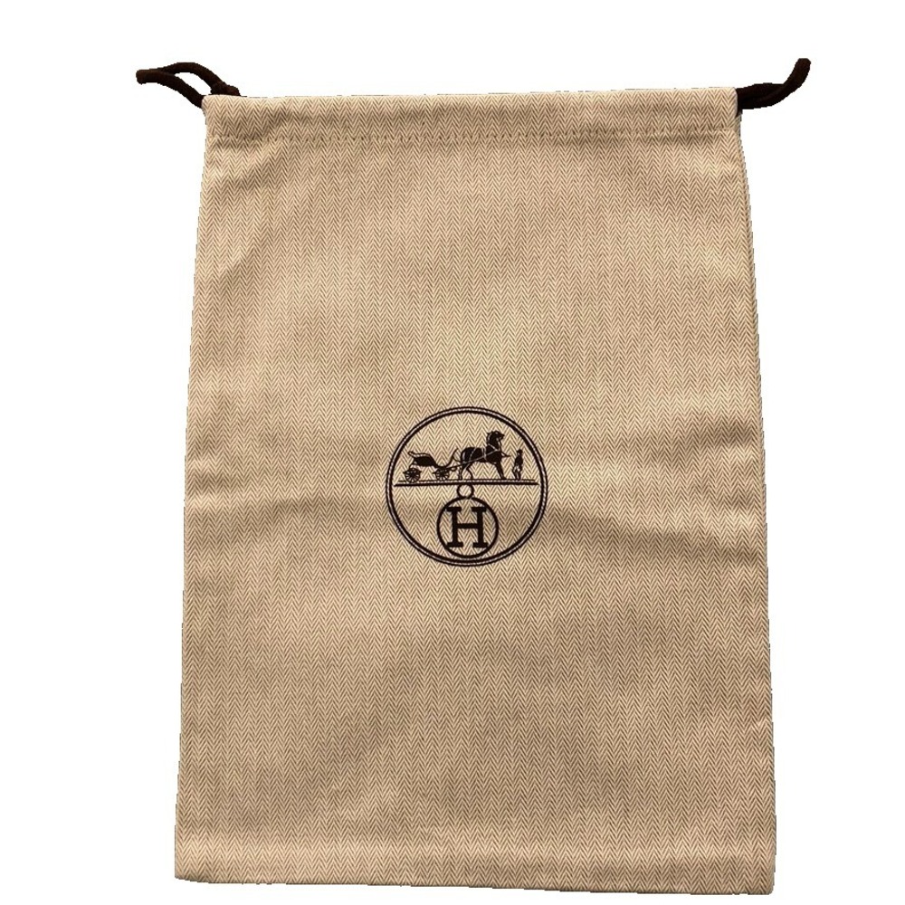 Hermes Dustbag Shoe Or Wallet Protection Drawstring‎ Bag 9.5x13 Storage Gift